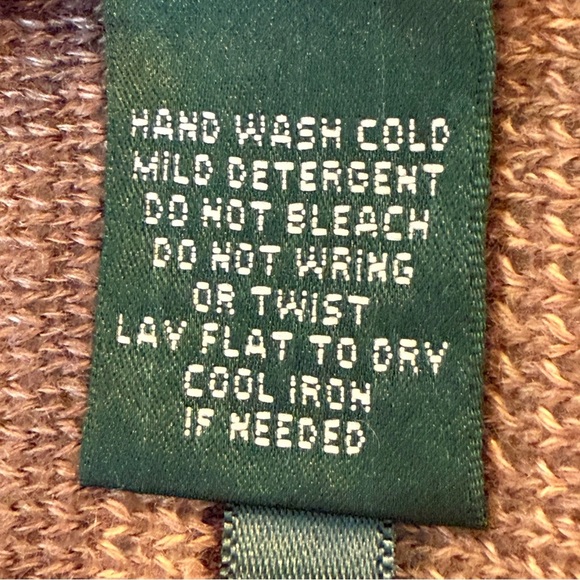 LAUREN RALPH LAUREN Southwestern Stripe Linen & Silk Blend Sweater Tank Size P/S - Picture 3 of 7